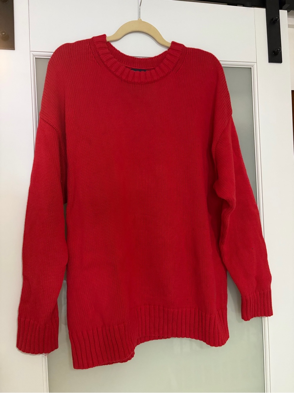 GAP Bright Red Crewneck Sweater - Women's